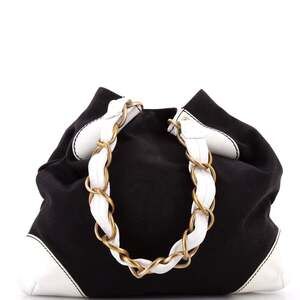 Chanel Vintage Olsen Cc Chain Tote #241176C76B